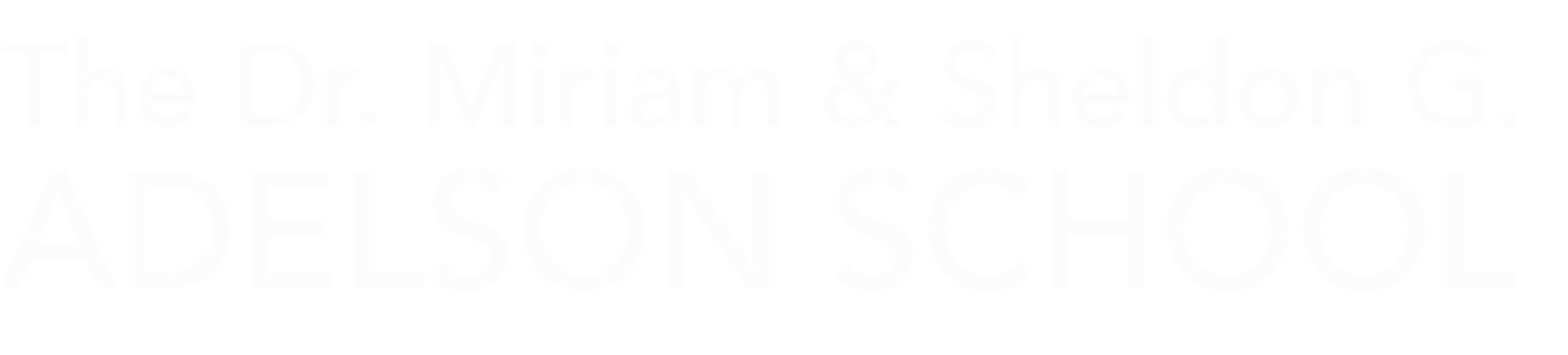 The Adelson School logo