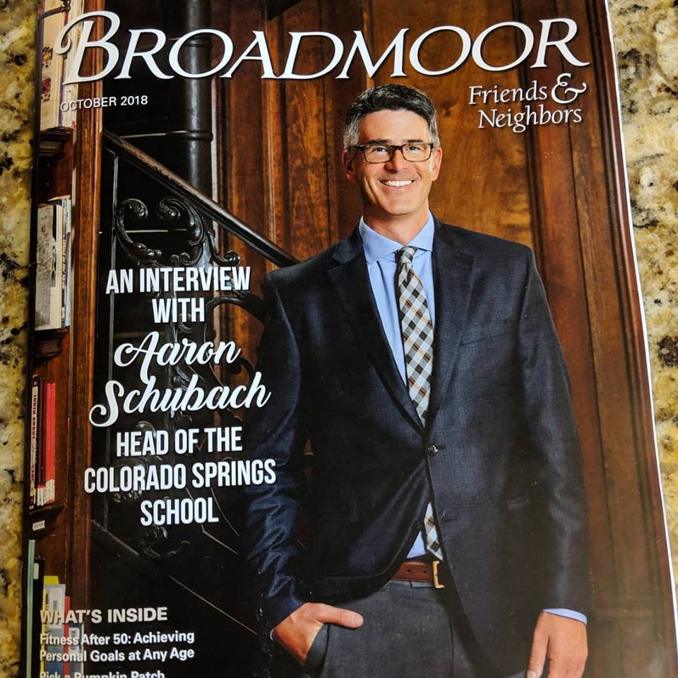 An interview with the Head of School, Aaron Schubach featured in local Broadmoor