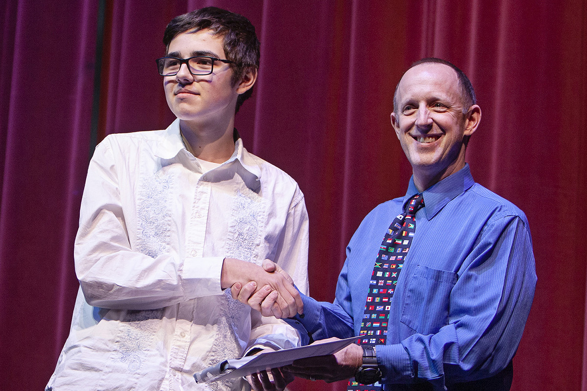 Micah R. ‘24 is a National Geographic GeoBee Colorado State Competition Semifina