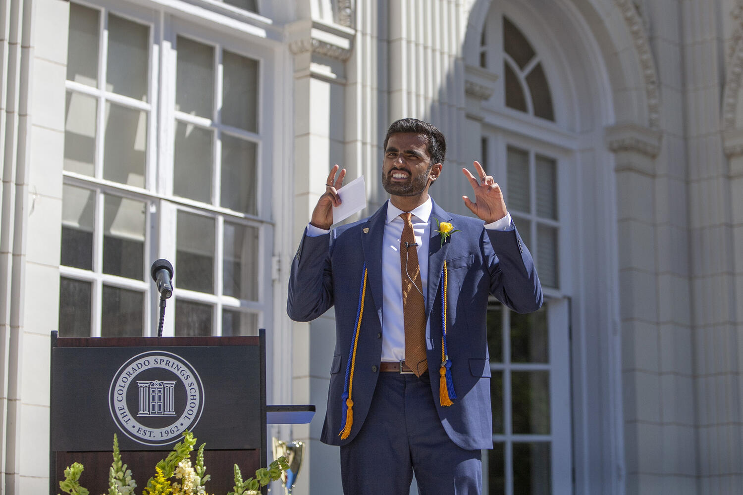 Aadi Nashikkar '21 the Senior Farewell Speaker