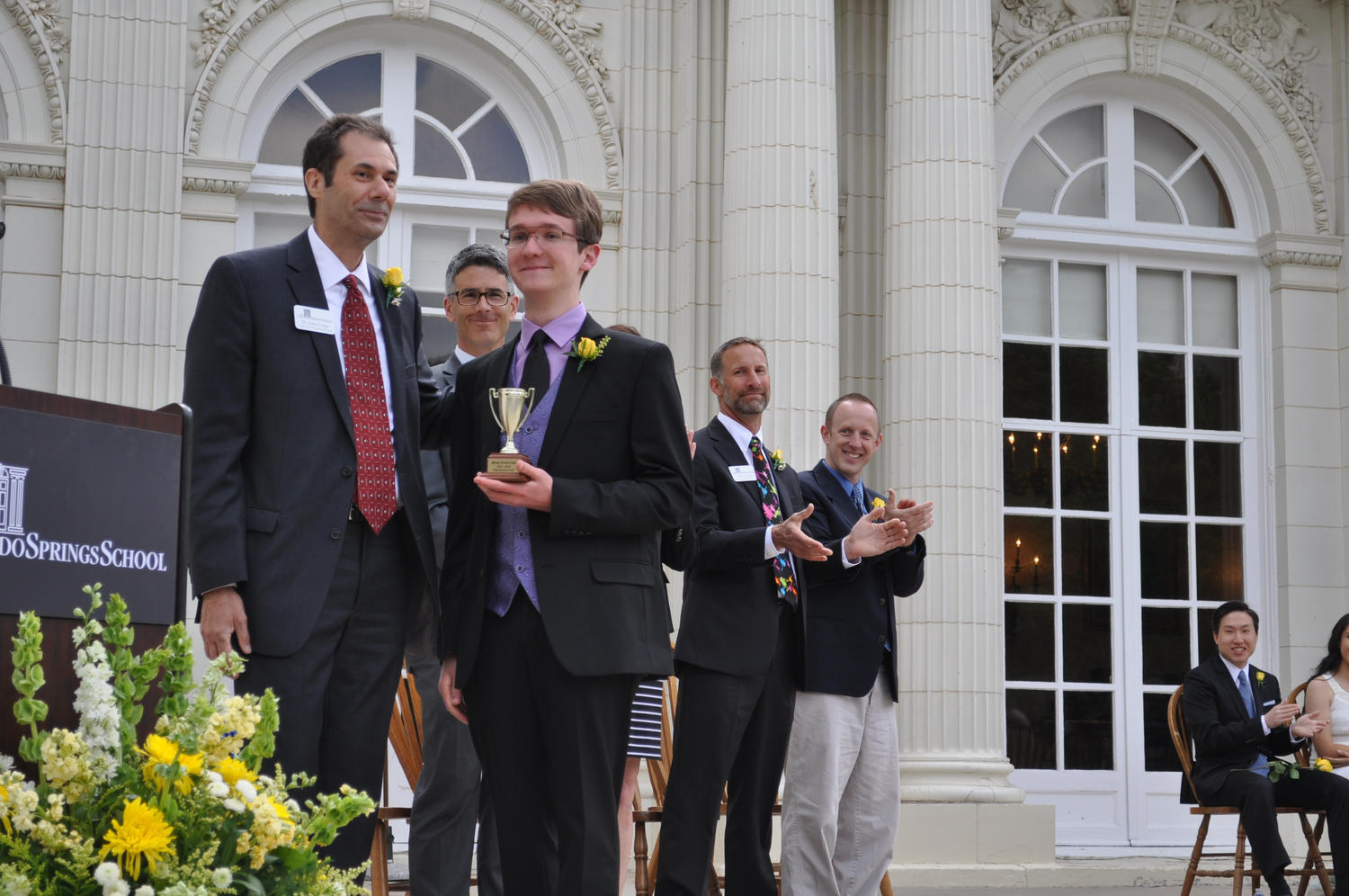 Michael Gohde '16 was selected as the Faculty Cup award recipient