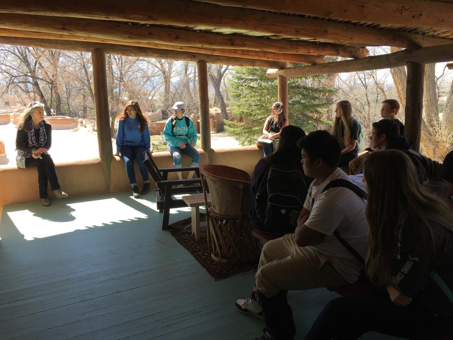 Touring the Mabel Dodge Luhan house